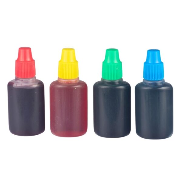 Barwniki do Acrylic One to 10 bazowych kolorów w formie skoncentrowanych barwników pozwalających na uzyskanie niemal każdej barwy. Pojemność 10 ml